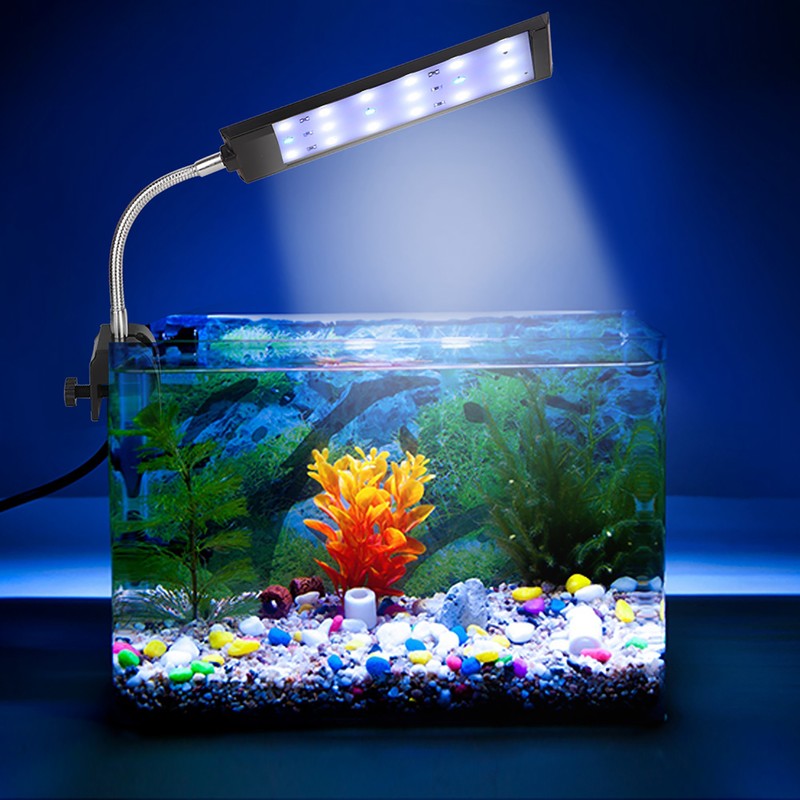 Aquarium Fish Tank Led Light for Water Plants Lamp Clip
