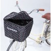 Kawadomi Seisakusho KW-245BD 2-Tier Front Basket Cover, Black Dots