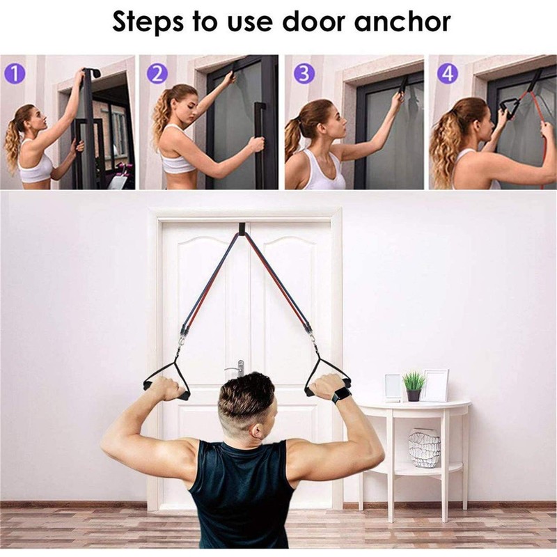Exercise Resistance Bands Set 11 Pack, Fitness Resistance Bands Including