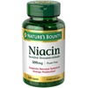 Nature’s Bounty Niacin 500mg Vitamin Supplement, Flush Free, 120 Ct