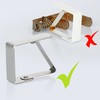 com-four® 16x premium tablecloth clamp - table clamps made of