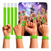 100pz Pulseras Neón Brazalete Papel Verde Eventos Concierto