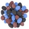 Stanbroil 24pcs Light Weight Ceramic Fiber Pebble Stones for Indoor
