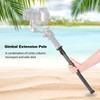 Koolehaoda Tripod Extension Pole, Center Column Extender 28" Carbon Fiber