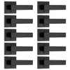 Probrico 10 Pack Black Dummy Door Levers Dummy Door Handles