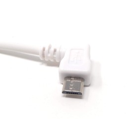 System-S USB A Male to USB 2.0 Micro B Male Left Angled 100 cm