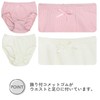 Garow Panties, Set of 5, Solid Color, Celestial Foot Lace,