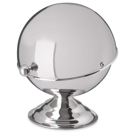 Carlisle FoodService Products Covered Dish Roll Top Dish for Catering, Buffets, Restaurants, Stainless Steel, 10 Ounces, Silver