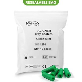 B Rush- 20 unidades de masticables para alineadores Invisalign, masticables Aligne para ortodoncia invisible, fijadores de alineadores, mordedores de dientes ortodónticos con sabor a chicle, paquete d