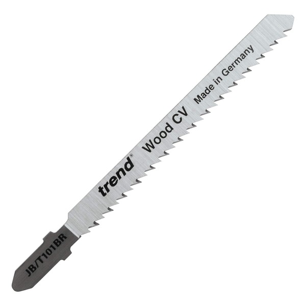 Trend Professional Jigsaw Blades, Pack of 5, 100mm x 2.5mm,