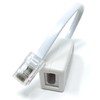 RJ45 to BT Socket Adaptor for Secondary Phone Line Telephone