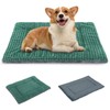 BVAGSS Dog Bed Mat,Reversible Crate Pad, Memory Foam Beds, Soft