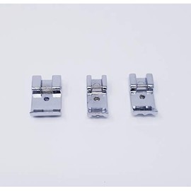 Sharp Sewing Snap-On Double Piping Cording/Welting Foot #P6069J for Most Low Shank Sewing Machines ~ Multiple Sizes (Set of 3)