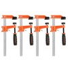 Jorgensen 6 inch Bar Clamp Set, 4 Pack Steel F