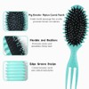 AIXXCUVQ ABS Orderly Comb For Natural Curls ABS And Hair