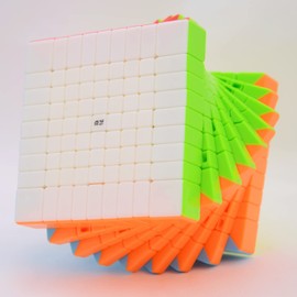 Bukefuno QY 9x9 Speed Magic Cube Puzzle Magic Cube Stickerless 2021 QY 9 x 9 x 9 Cube 75 mm