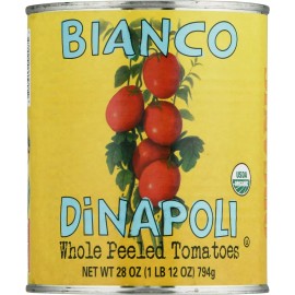 Bianco Di Napoli Tomates Whole Peled Basil Organic