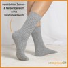 Sockenkauf24 6 Pairs Norwegian Socks with Wool in Black, Grey