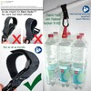 Pram Hook for Changing Bag, Non-Slip Pram Hook, Carabiner Pram