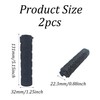 Runseaway 2Pcs Bike Handlebar Grips Lock-on Non-Slip Rubber Bicycle Handle