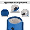 WANDF Drawstring Backpack, Sports Gym Bag with Wet Pocket, Water