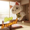 Coin Bank Figure, Turboba Baa, Maneki Cat Goods, Figurine, Collection,