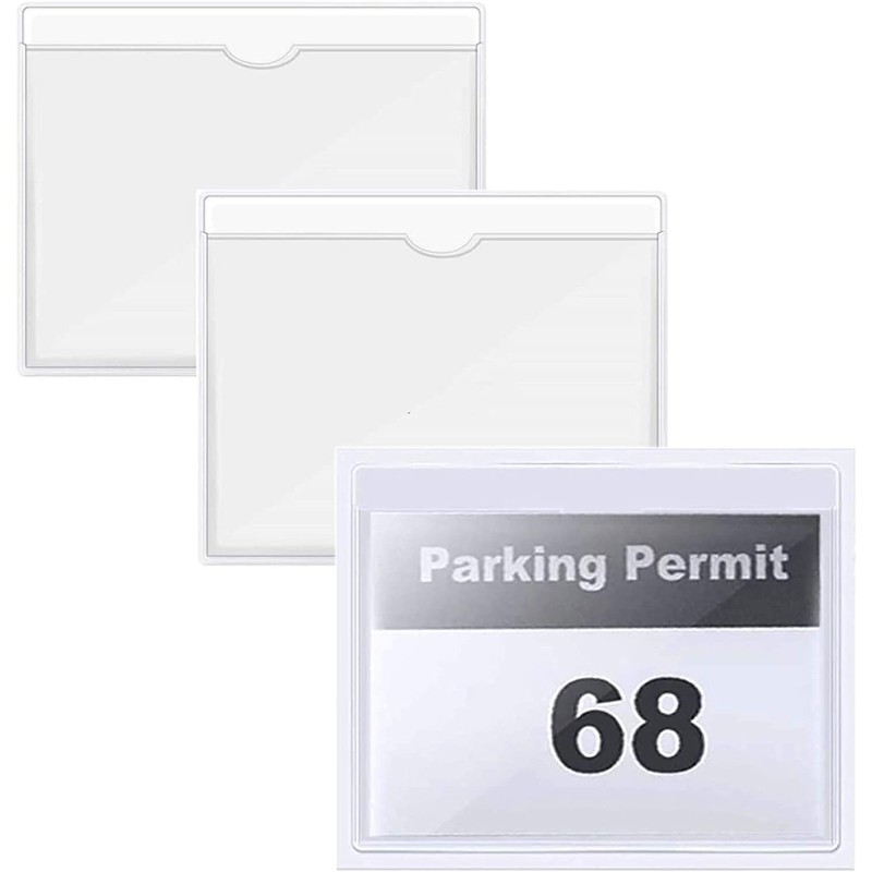 Guagua 5Pack Square Permit Holders Parking Permit Holder Pack of
