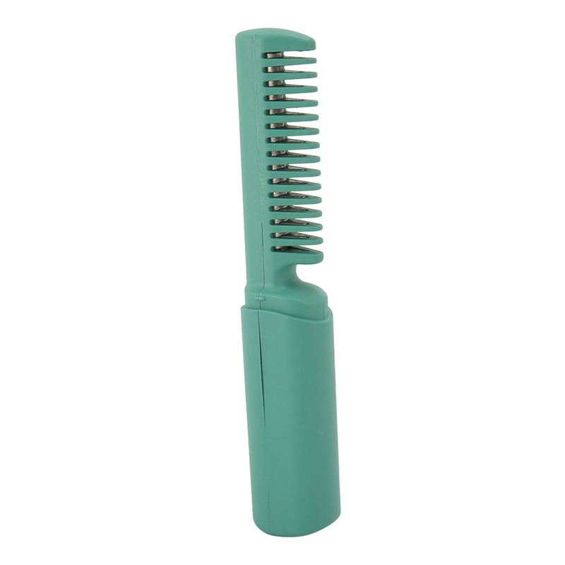 Mini Hair Straightener Brush Wireless Portable Ergonomic Handle Fast Warming