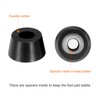 PATIKIL Rubber Feet 20 Sets 0.59"x0.31" Pads with Stainless Steel