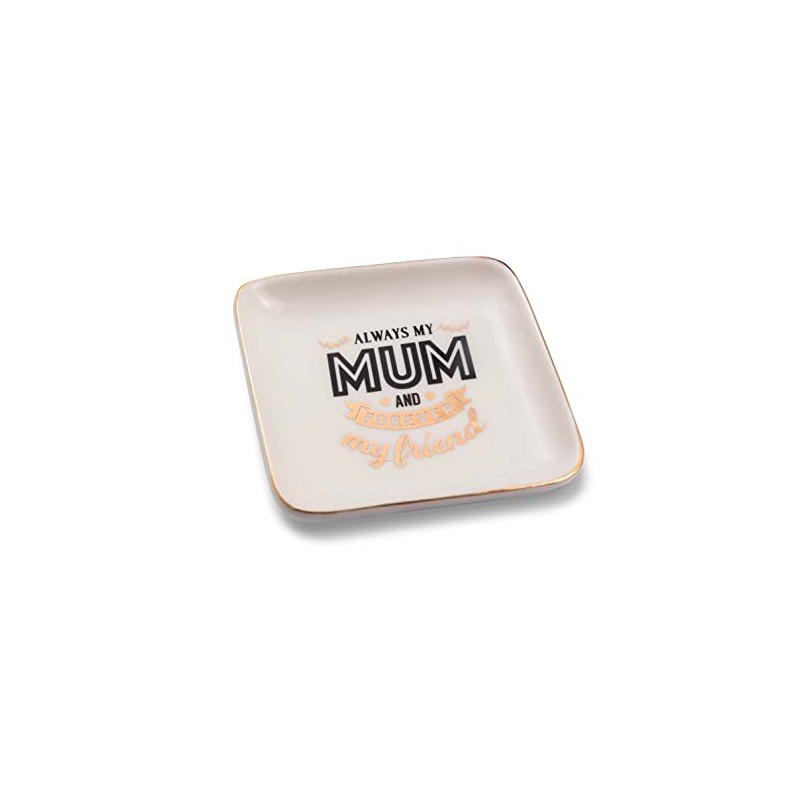 Always My Mum Forever My Friend Ceramic Trinket Tray Sentimental