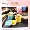 MATICAN Paper Ice Cream Cups with Lids, 40-Pack 325ml Soup