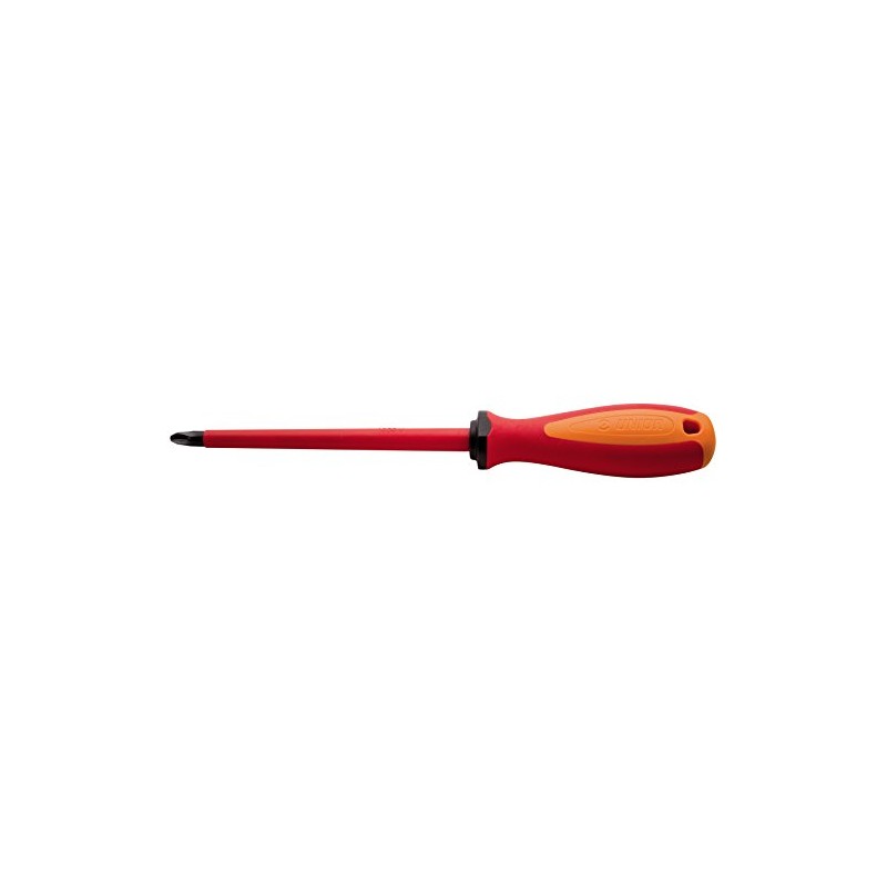 Unior 9616444 Insulated VDE-TBI Screw Driver, Ph1 x 80 mm