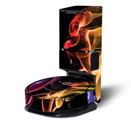 MightySkins Skin Compatible with iRobot Roomba i7+ Robot Vacuum - Bright Smoke | Protective, Durable, and Unique Vinyl Decal wrap Cover | Easy to Apply, Remove, and Change Styles | Made in The USA