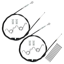 HIAORS 75 inch Throttle Cable for Go Kart Compatible with VM22 VM24 Predator 212cc 196cc GX160 GX200 5.5hp 6.5hp Engine Manco American Sportworks Kandi Yerf Dog Go Cart Lawn Mower Parts (2 PCS)