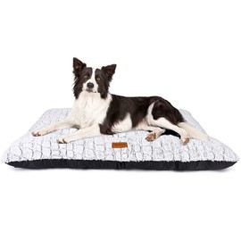 ULIGOTA Plush Dog Bed Soft Crate Pad for Cat Fully Machine Washable Anti-Slip Mat for Kennel (X-Large)