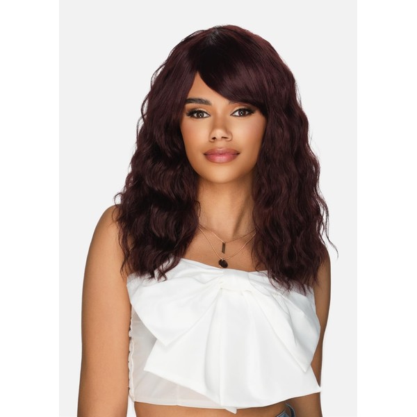 Amore Mio Hair Collection's AW-EMMA, Wavy Long Bob EVERYDAY WIG