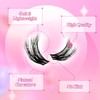 FADLASH Cluster Lashes Fluffy 10-18mm Lash Clusters Volume Lash Extension
