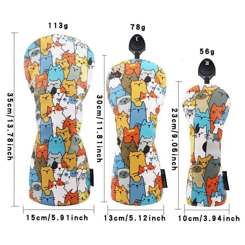 Golf Head Wood Cover for Driver 440cc 460cc Utility UT