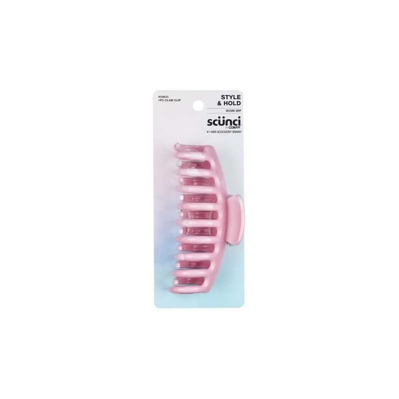 Scunci by Conair Claw Clips, Style & Hold Secure Grip,
