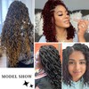 24 Inch Blonde 27/613 Short Curly Crochet Hair for Black