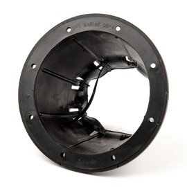 T-H Marine Marine Cable Boot - 4.5", Black Durable Waterproof Vinyl Cable Protector with Reinforcing Ring for Easy Installation, UV Resistant, Secure Fit for Boat Wiring Solutions