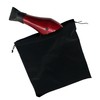 Sanrich Large Black Velvet Pouch Bags With Drawstring 5 Pack