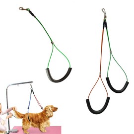 TOP-MAX Dog Grooming Tool Pet Grooming Table Adjustable Haunch Holder Grooming Assistance