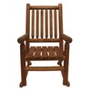 Leigh Country TX 36000 Amber-Log Single Rocker, Brown