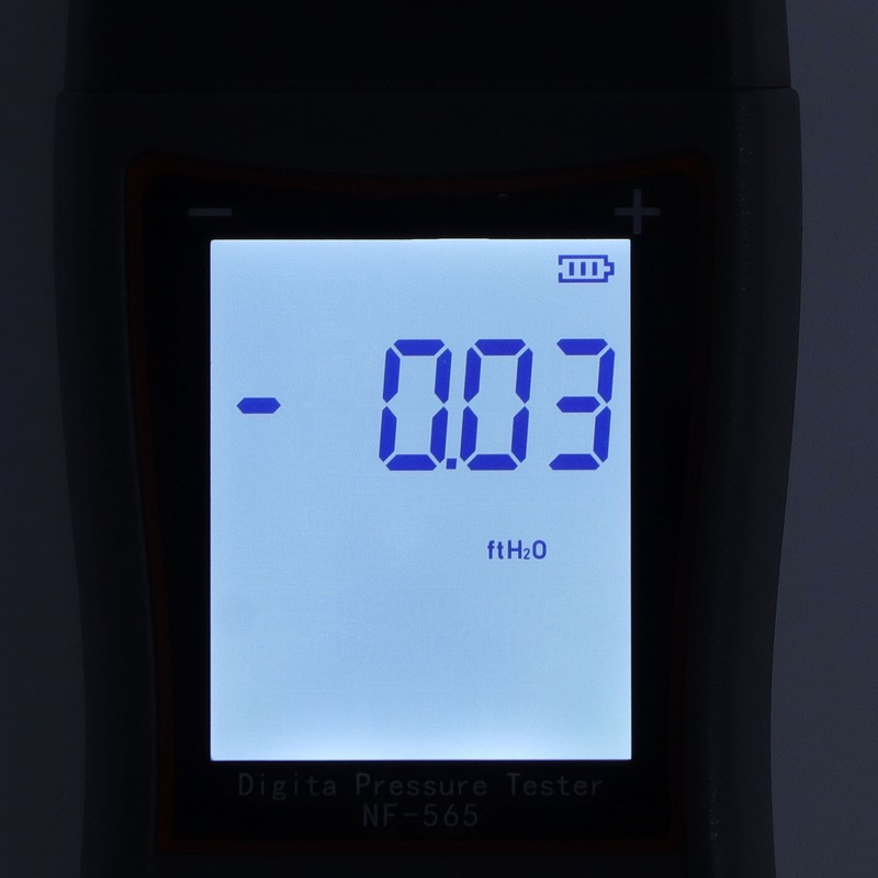 Digital Differential Pressure Gauge High Accuracy Air Gas Pressure Tester