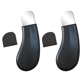 KVZVK 2 Removedores de Puntos Negros Faciales, Herramientas de Silicona para Eliminar Puntos Negros, Espátula para Limpieza Diaria de La Piel, Limpiador de Poros Suave Y Profundo para Hombres Y Mujere