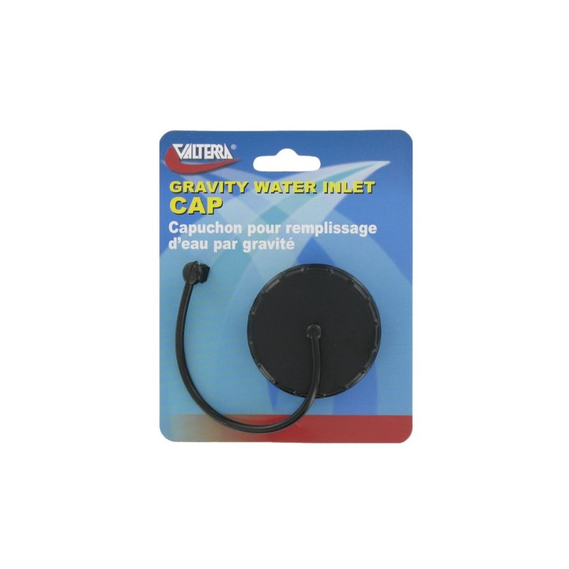 Valterra A0120SBKVP Black Carded Gravity Water Inlet Cap