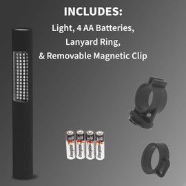 Nightstick NSP-1174 LED Safety Light & Flashlight - White & Amber Floodlight , Black