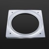 6 Inch Square Lazy Susan Bearing Rotating Swivel Turntable Galvanized