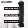 Rope Ratchet 1/8", 50 ft Solid Braided Polypropylene Rope, Heavy